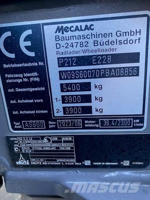 Mecalac AS600 Ostale poljoprivredne mašine