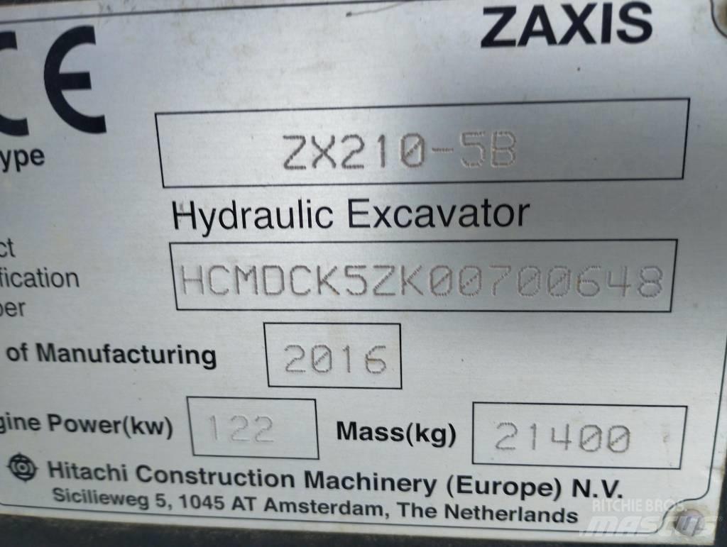 Hitachi ZX 210-5B Bageri guseničari