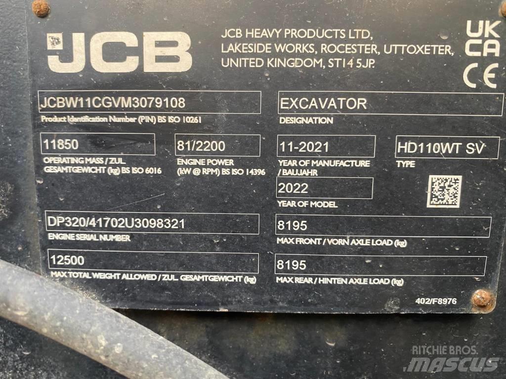 JCB 110 W Bageri točkaši