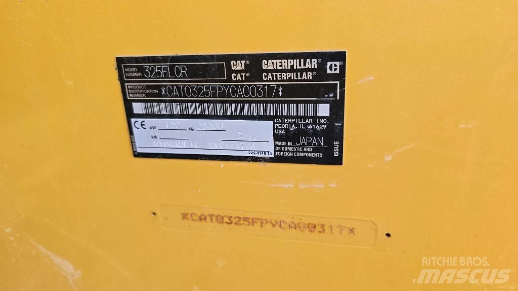CAT 325 FL CR Bageri guseničari