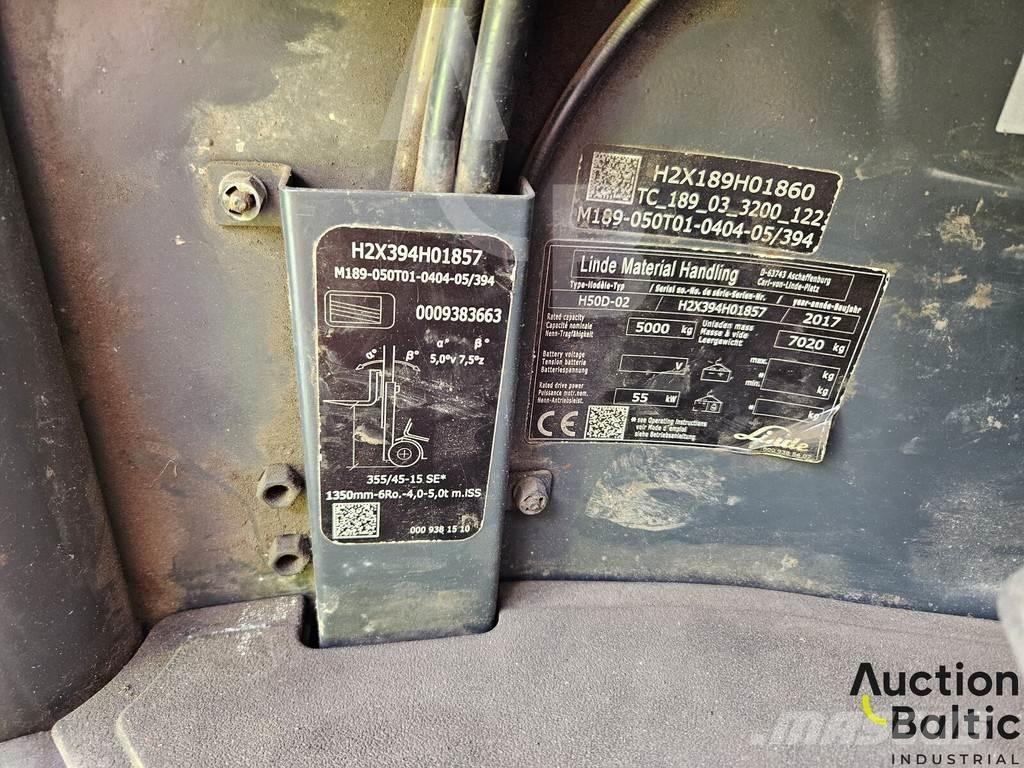 Linde H50D-02 Dizelski viljuškari