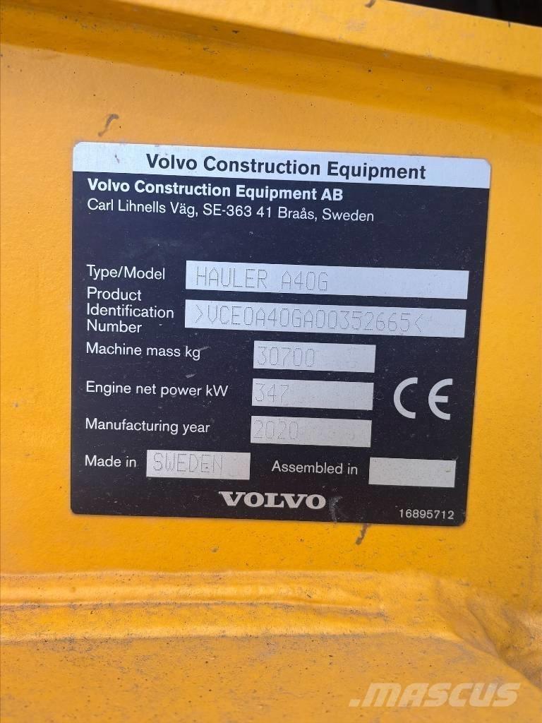 Volvo A40G Zglobni damperi