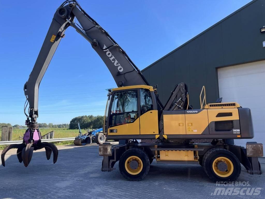Volvo EW 210 MH Bageri za prenos primarnih/sekundarnih sirovina