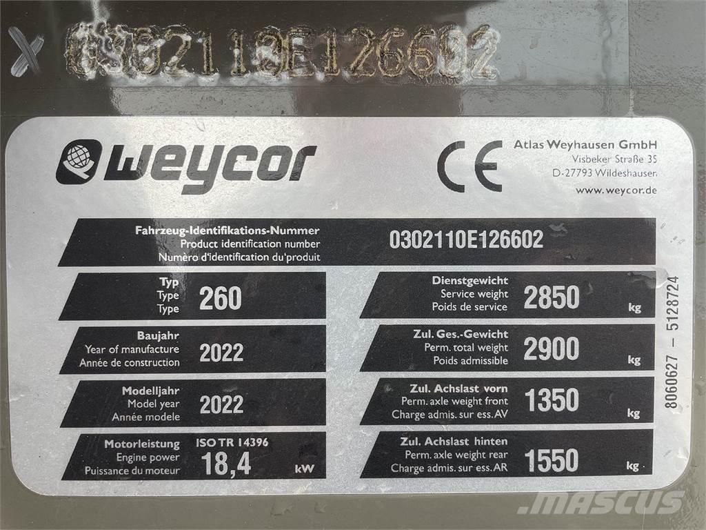 Weycor AW260 Valjci za građevinarstvo