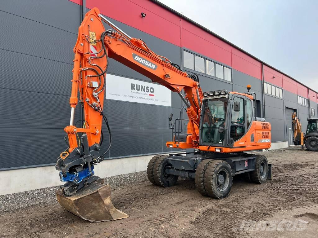 Doosan DX 160 W-3 Bageri točkaši