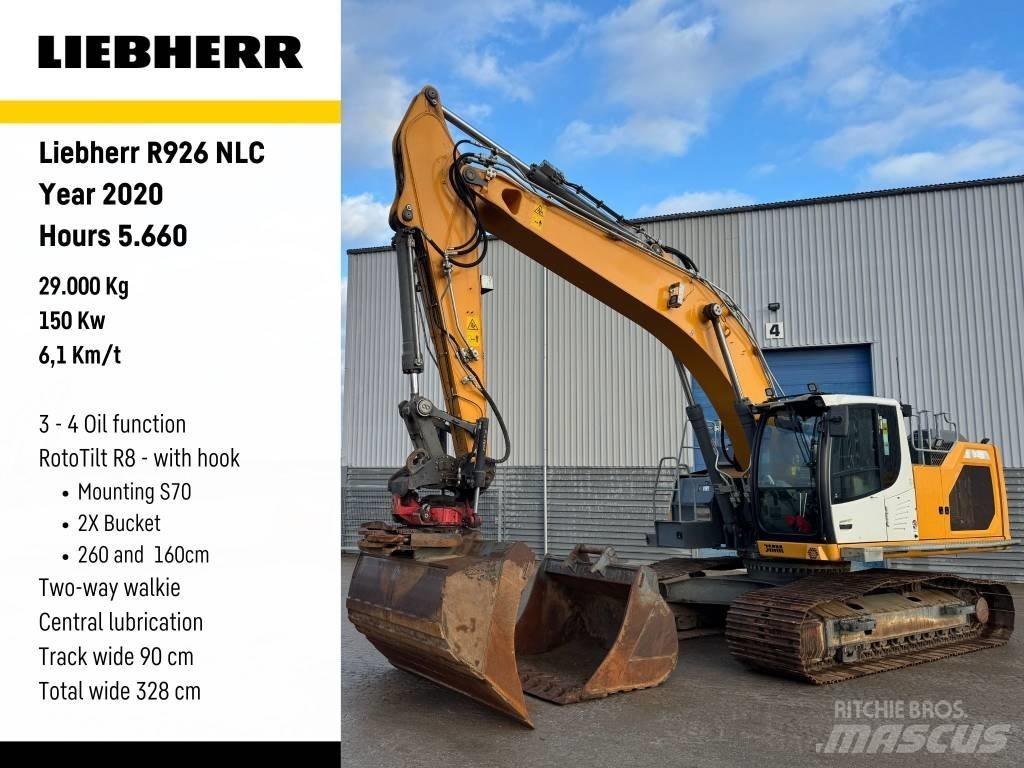 Liebherr R 926 Bageri guseničari