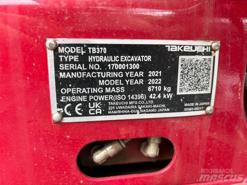 Takeuchi TB 370 Mini bageri < 7t