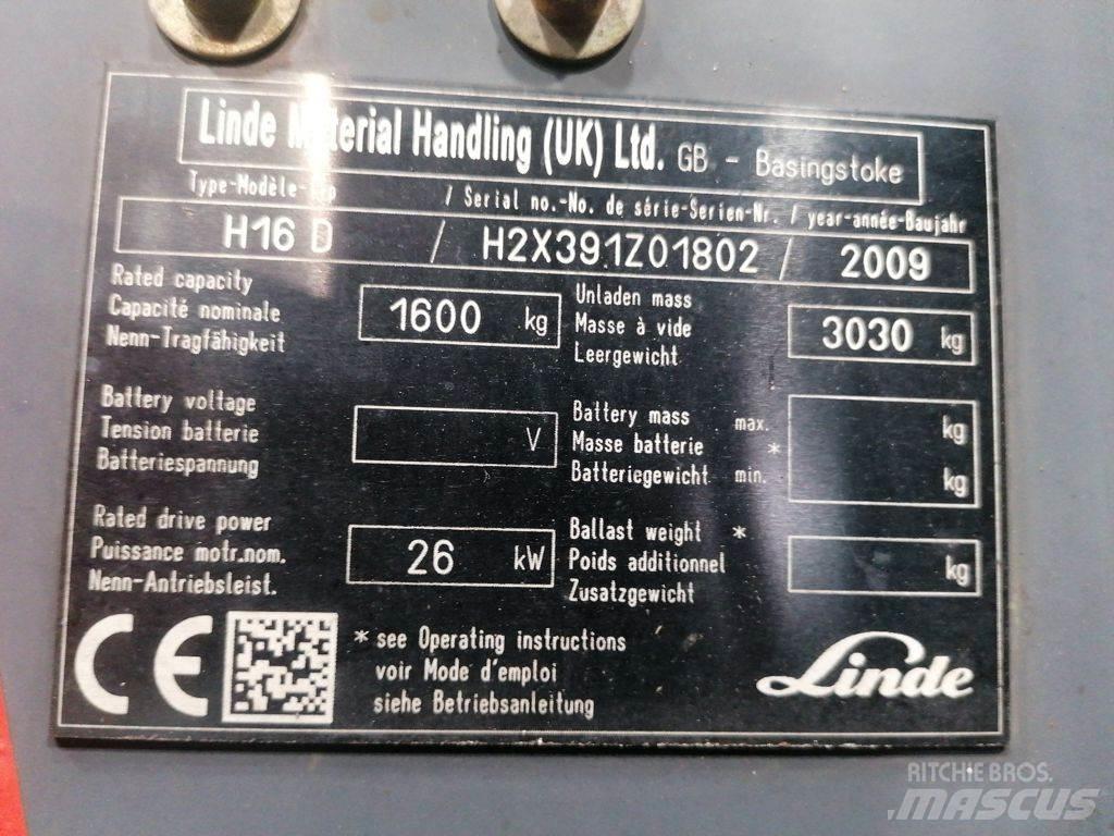 Linde H16D Dizelski viljuškari