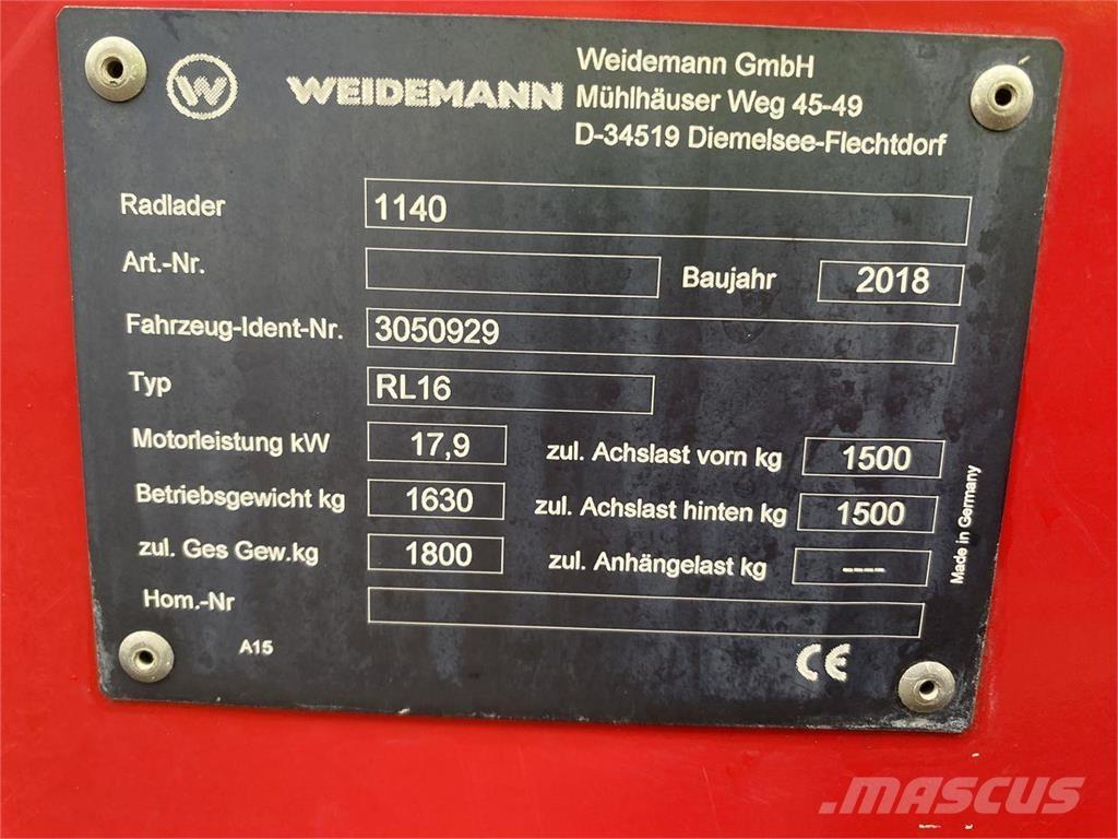 Weidemann 1140 Višenamenski utovarivači