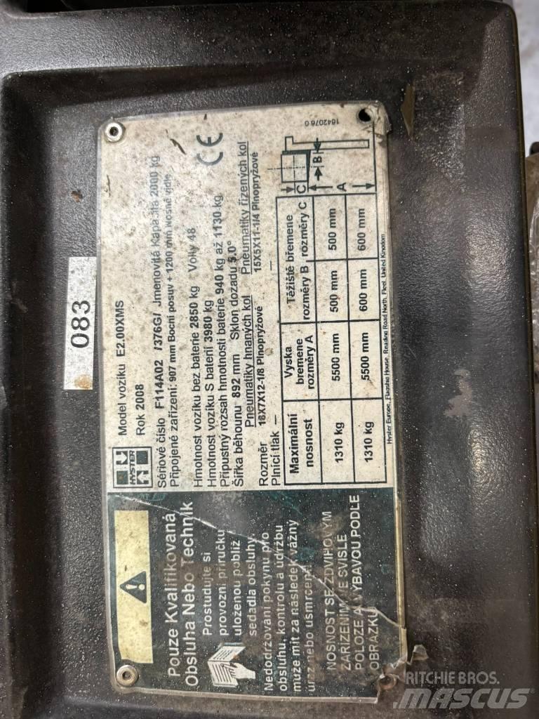 Hyster E2.00XMS Električni viljuškari