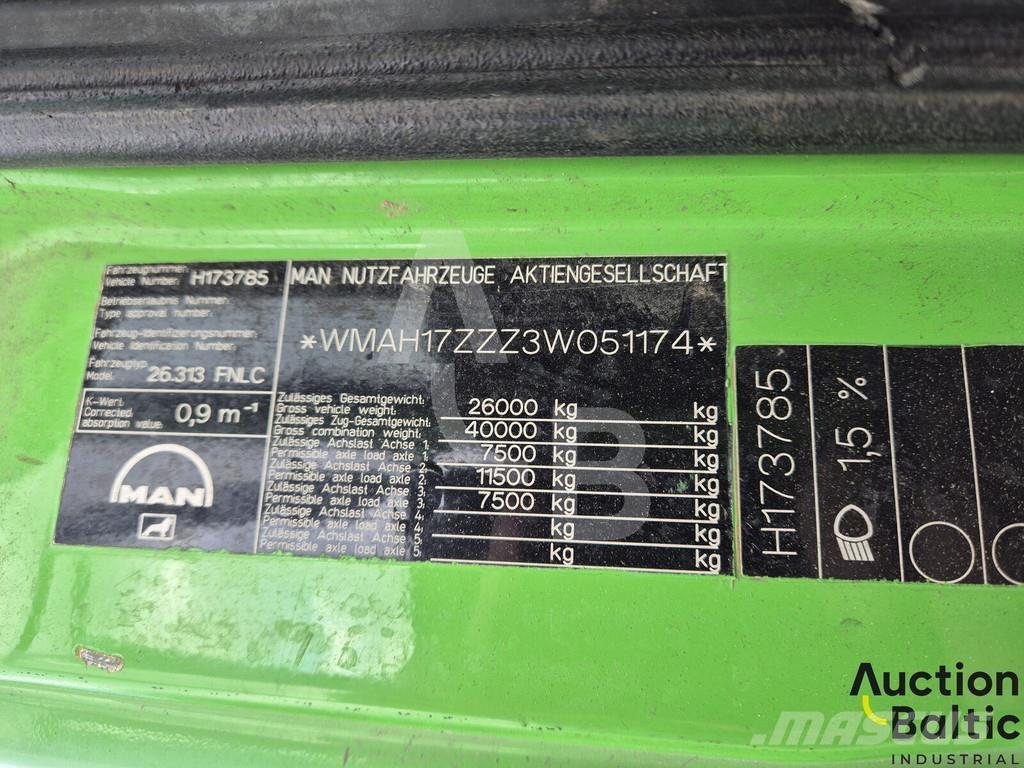 MAN TGA26.310 Kamioni za otpad