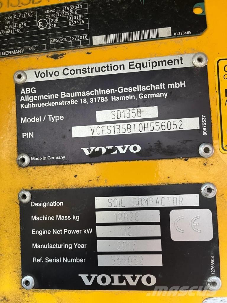 Volvo SD 135 B Gumeni valjci na točkovima
