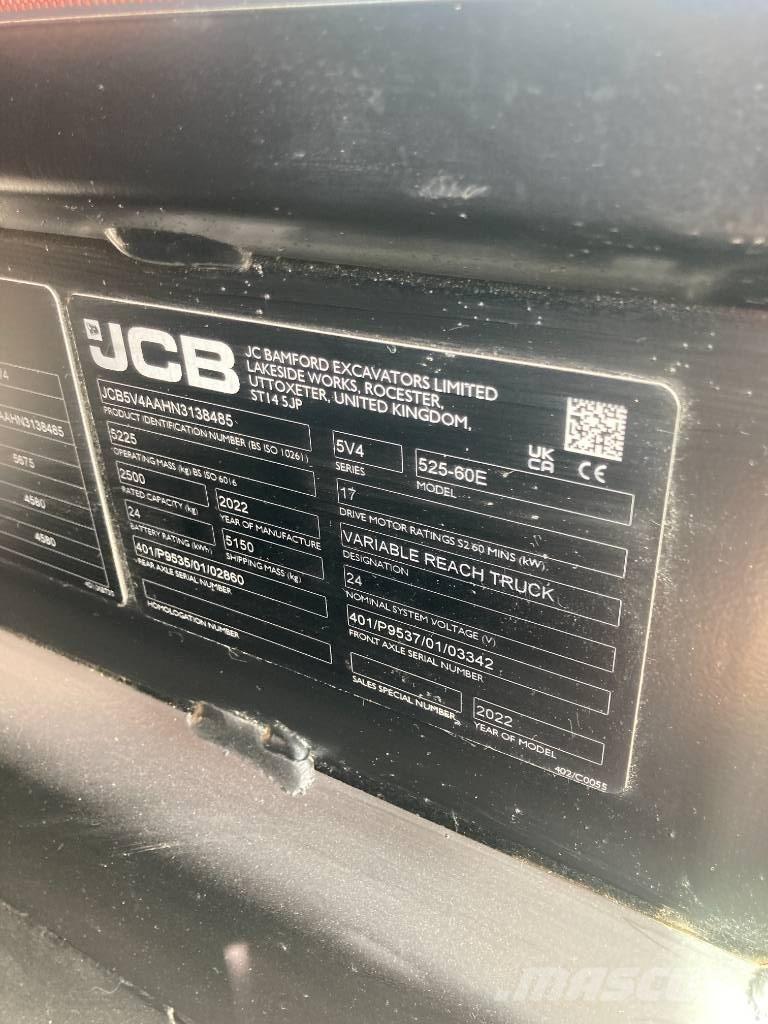 JCB 525-60 E Teleskopski viljuškari