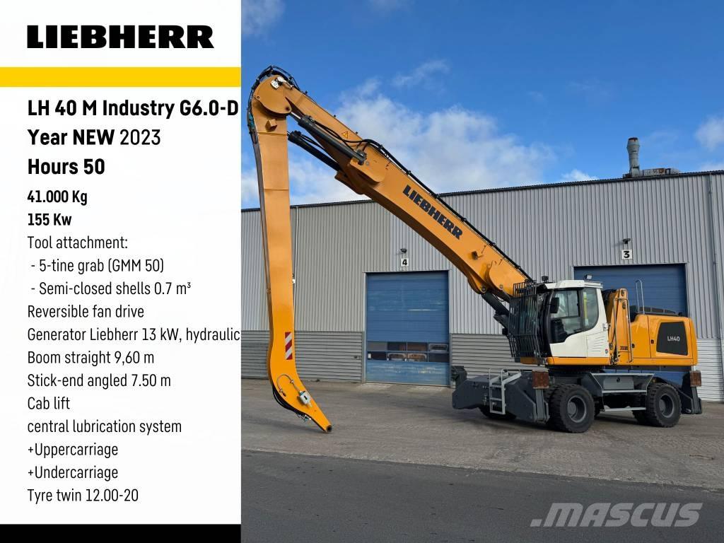 Liebherr LH40 Bageri za prenos primarnih/sekundarnih sirovina