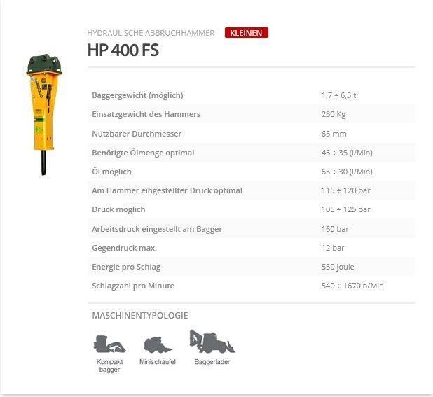 Indeco HP 400 FS Čekići
