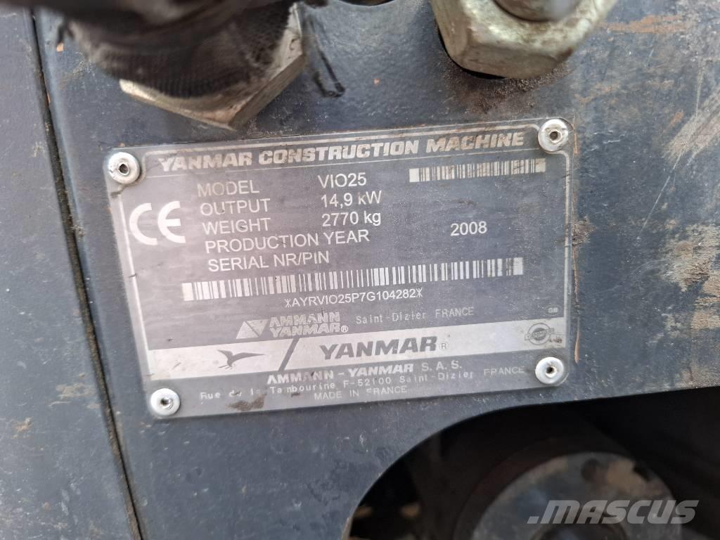 Yanmar ViO25 Mini bageri < 7t