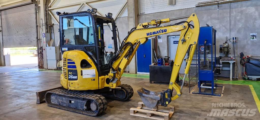 Komatsu PC 26 MR Mini bageri < 7t