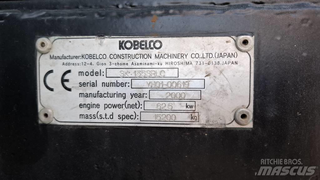 Kobelco SK 135 SR LC Bageri guseničari