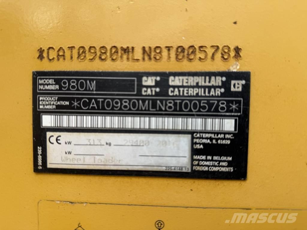 CAT 980M shovel + Bak Utovarivači na točkove