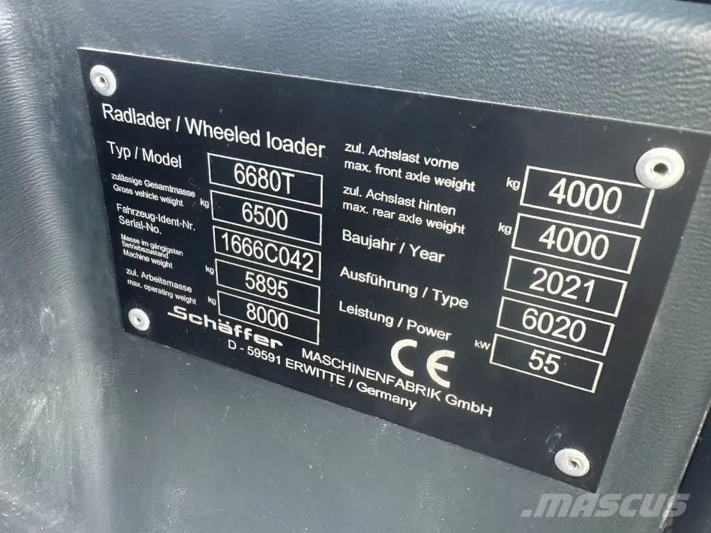 Schäffer 6080T Teleskopski utovarivači točkaši