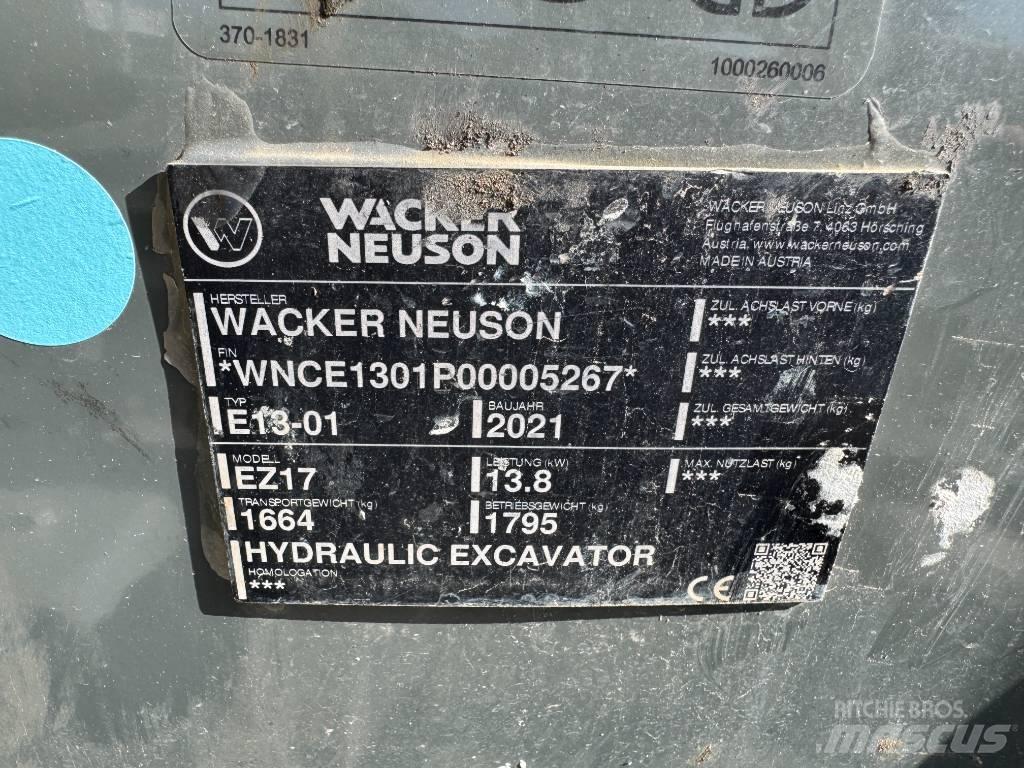 Wacker Neuson EZ17 Bageri guseničari