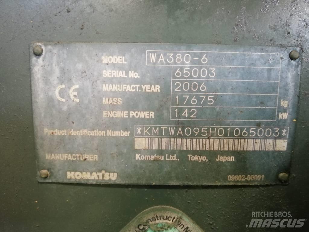 Komatsu WA 380-6 Utovarivači na točkove