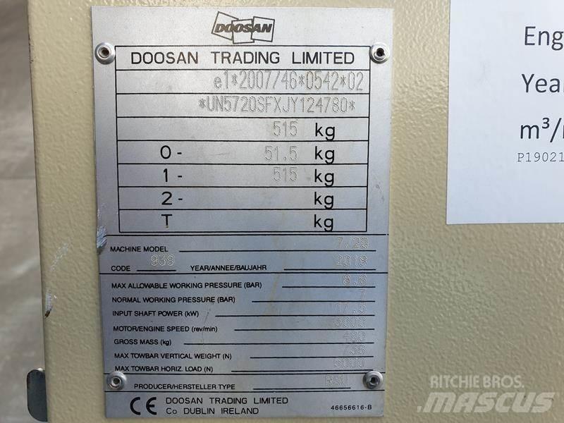 Doosan 7 / 20 Kompresori