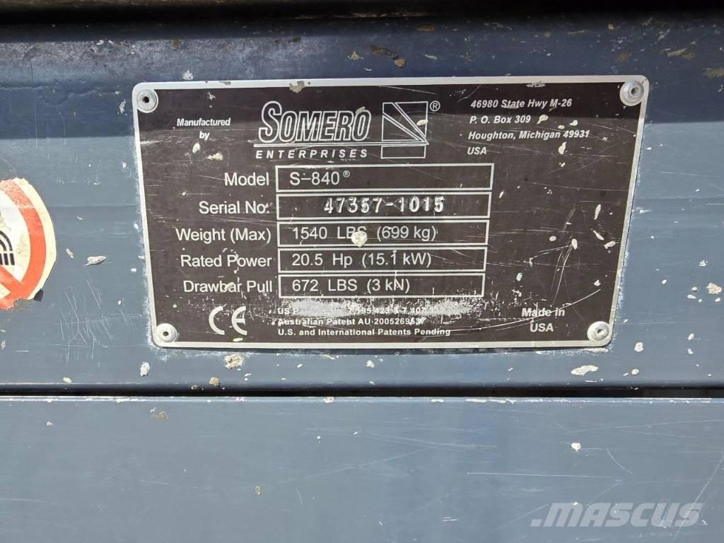 Somero S840 Ruke za popunjavanje betona