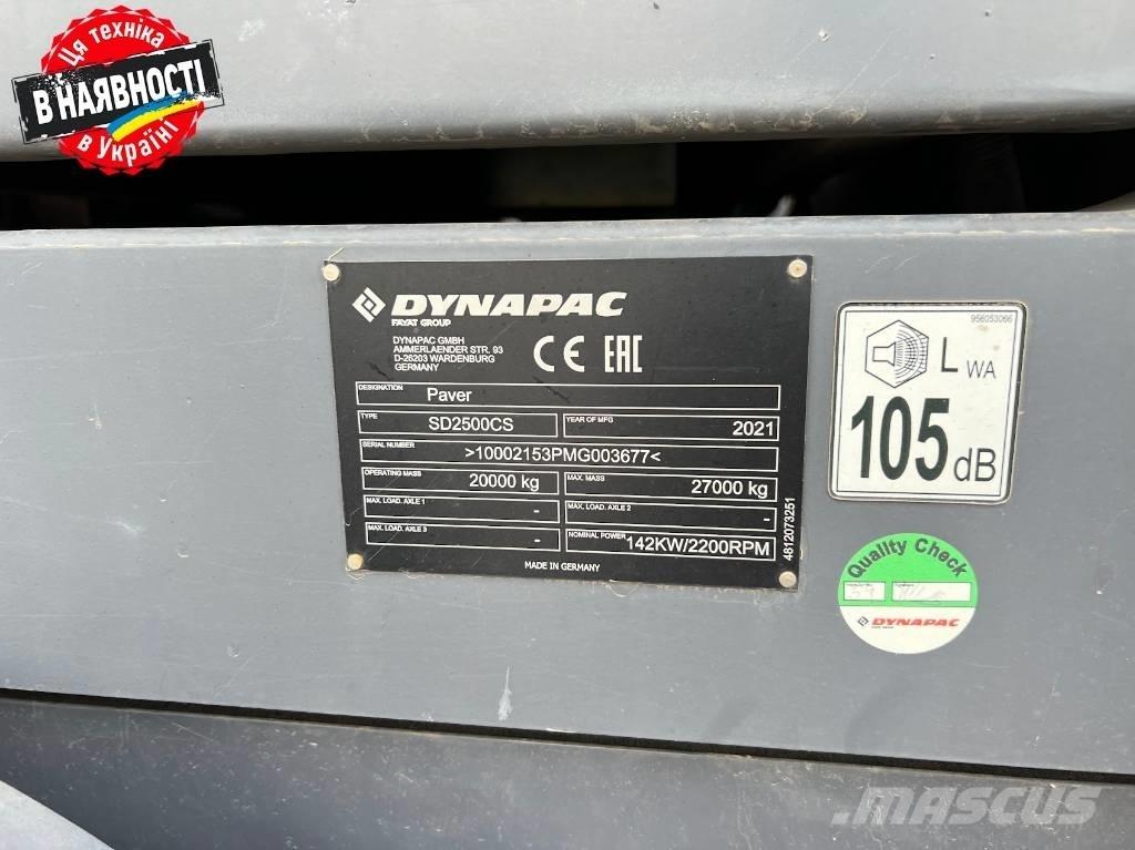 Dynapac SD2500CS Asfaltni finišeri