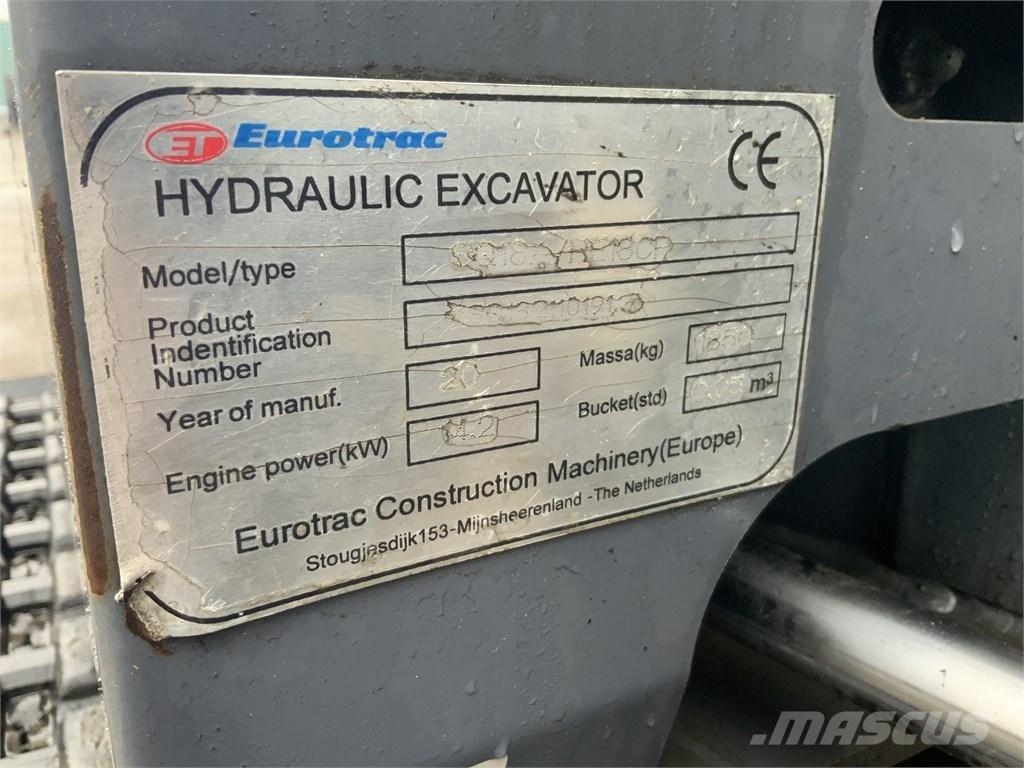 Eurotrac HE 18 Mini bageri < 7t