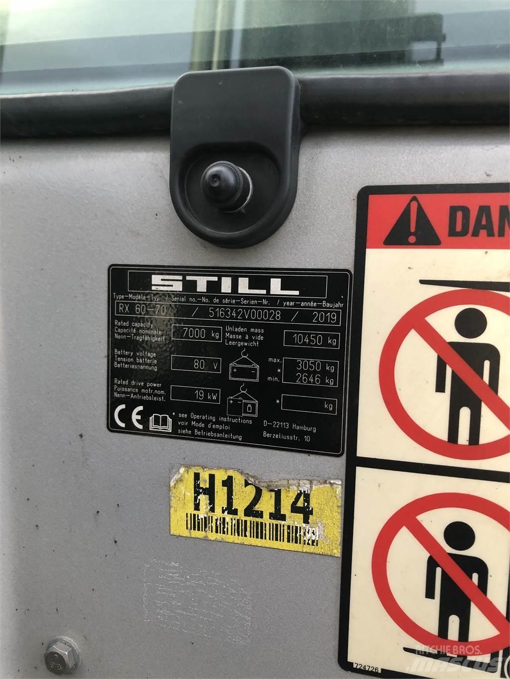 Still RX60-70 Električni viljuškari