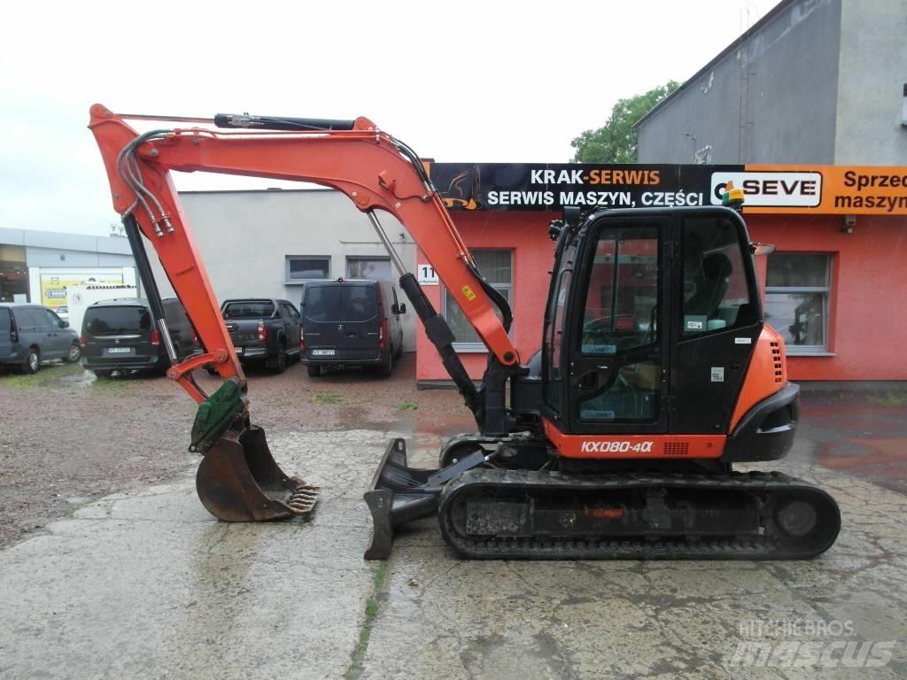Kubota KX 080-4 Midi bageri 7t – 12t