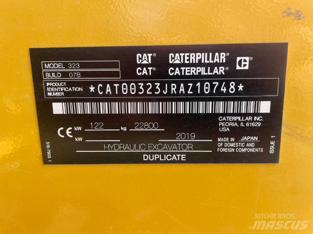 CAT 323NG Bageri guseničari