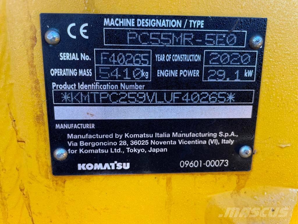 Komatsu PC55MR-5E0 Mini bageri < 7t