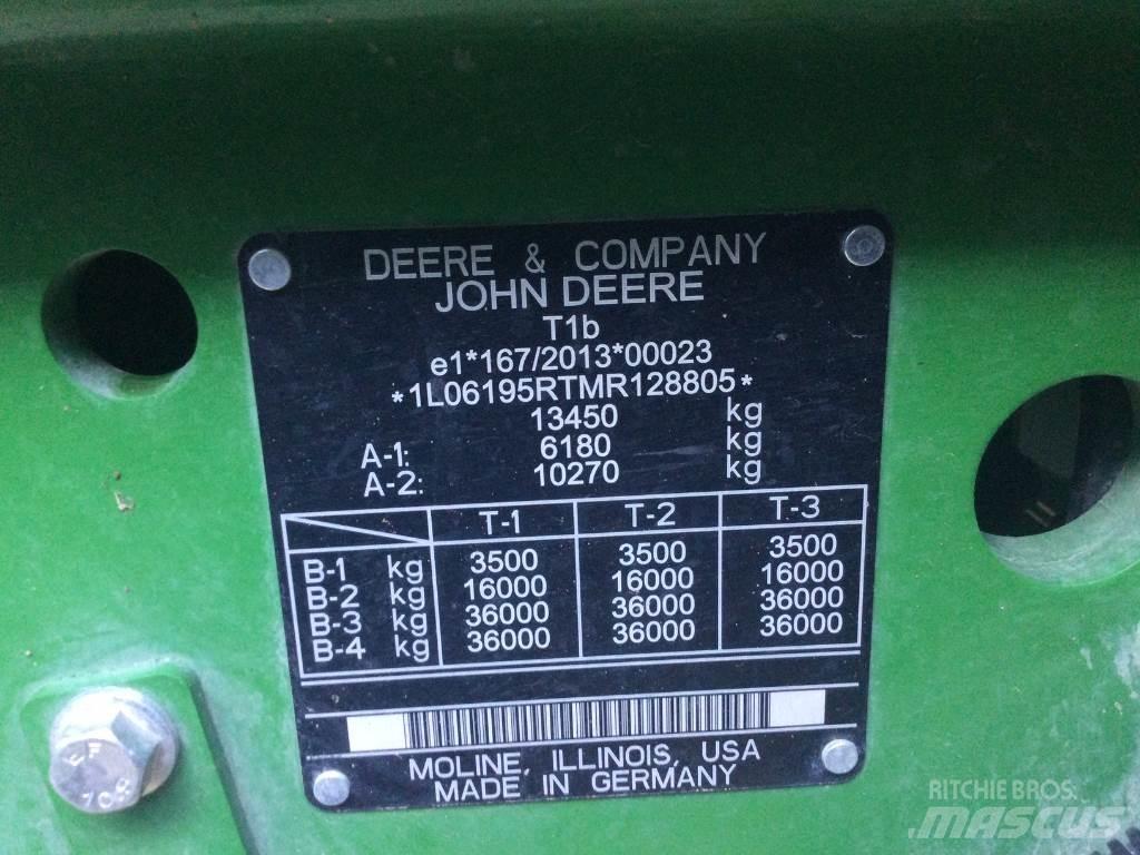 John Deere 6195R Traktori