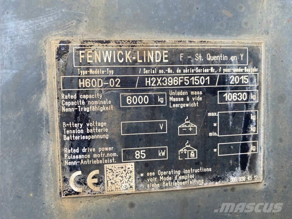 Linde H60D-02 Dizelski viljuškari