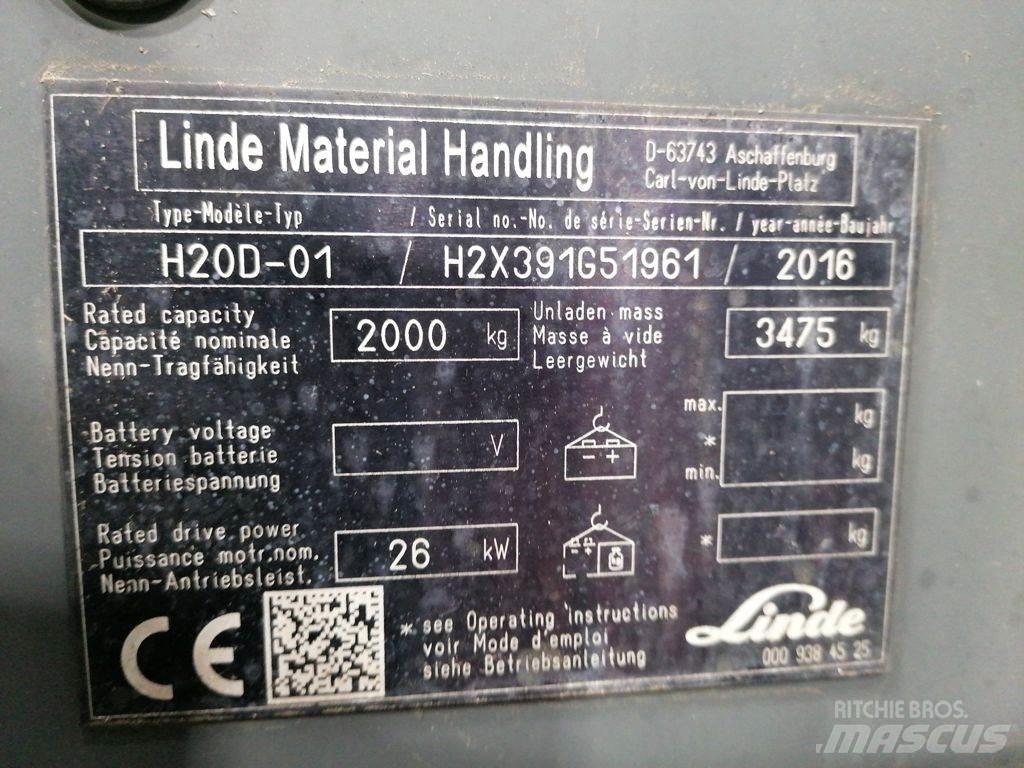 Linde H20D-01 Dizelski viljuškari
