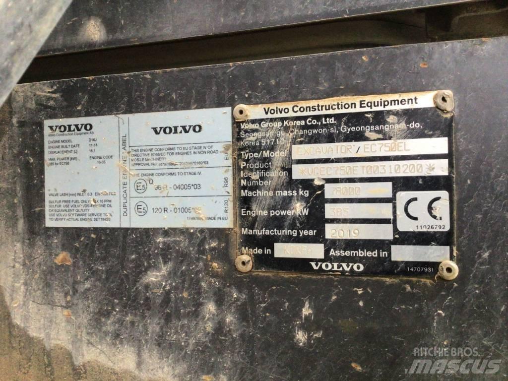 Volvo EC 750 E Bageri guseničari