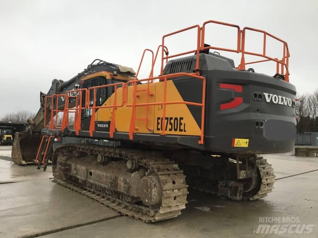 Volvo EC 750 E Bageri guseničari