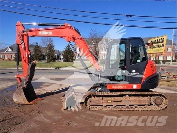 Kubota KX080-4 Bageri guseničari