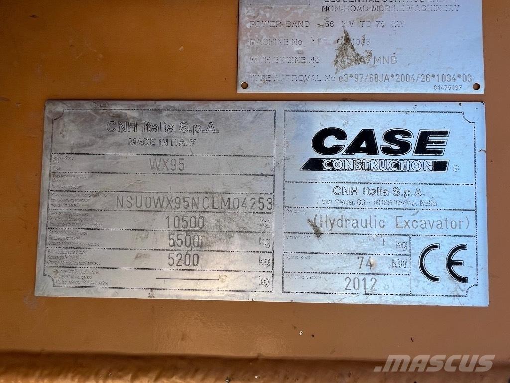 CASE WX 95 Bageri točkaši