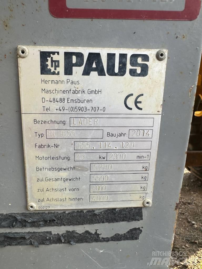 Paus RL 655 Utovarivači na točkove