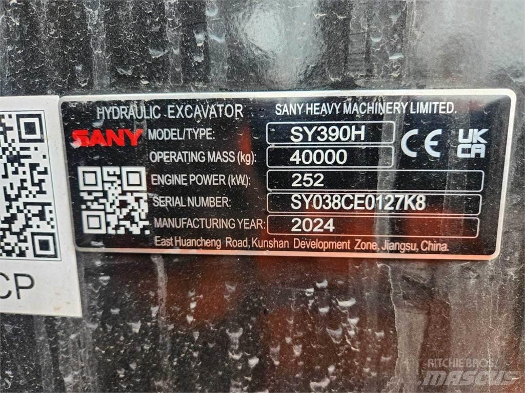 Sany SY390H Bageri guseničari
