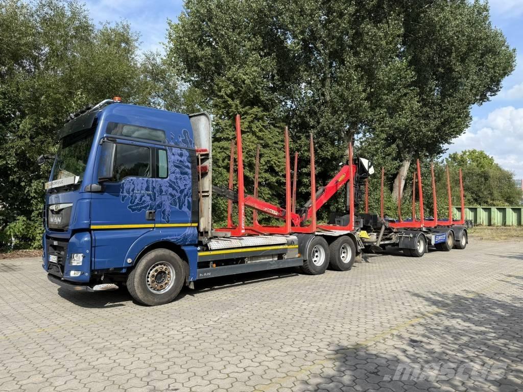 MAN TGX 33.500 Kamioni za prevoz šumarskih mašina