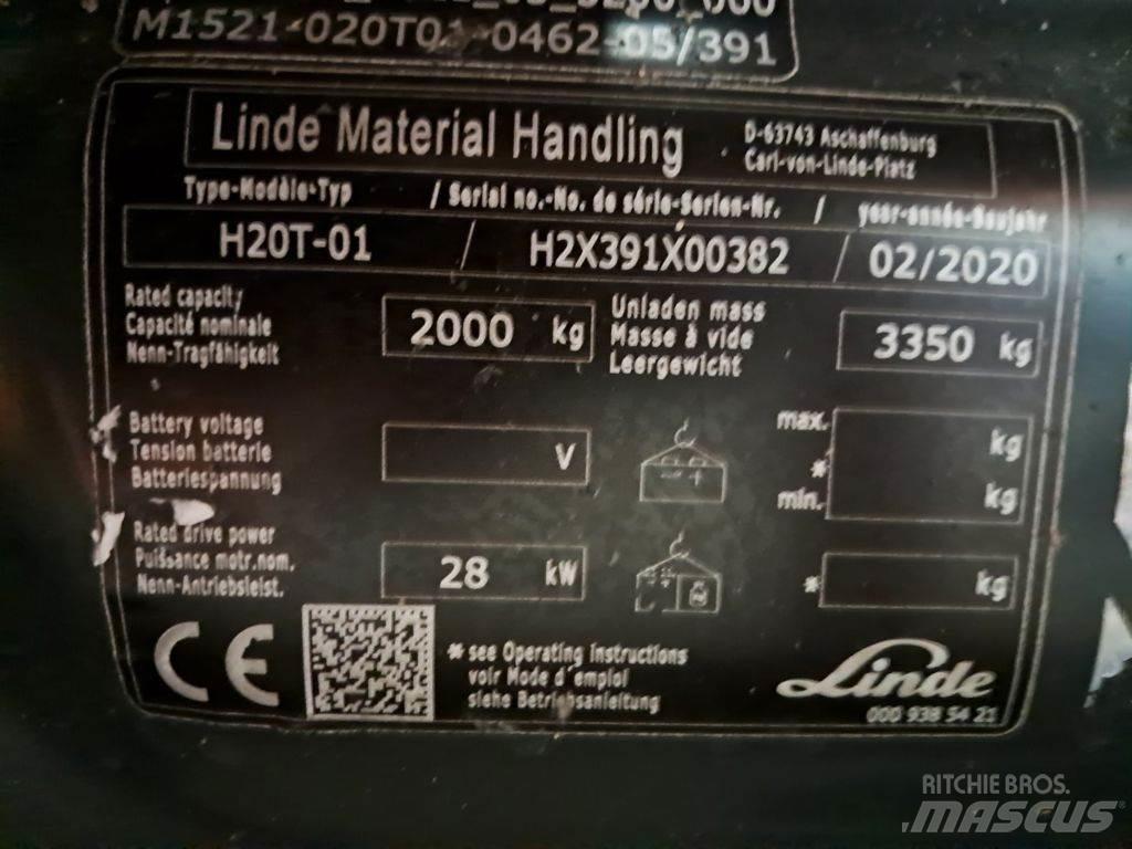 Linde H20T-01 Plinski viljuškari