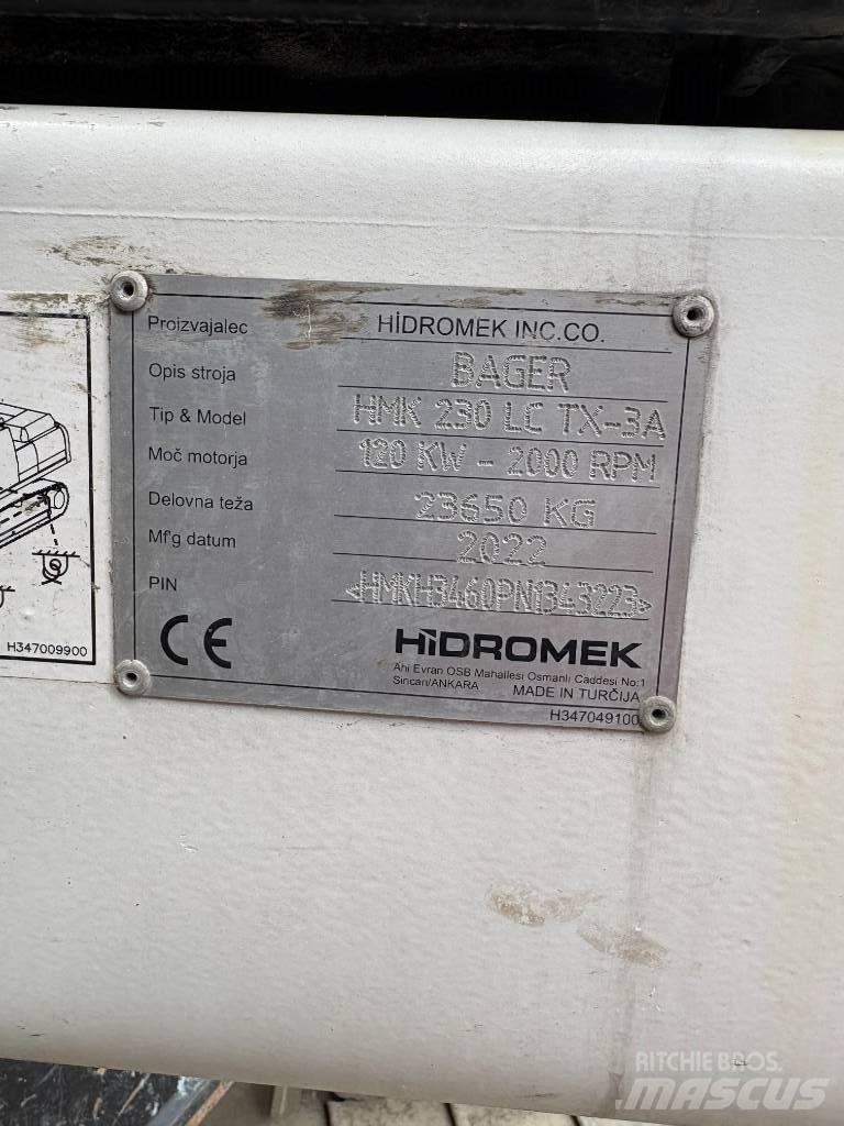 Hidromek 230 LC TX Bageri za rušenje