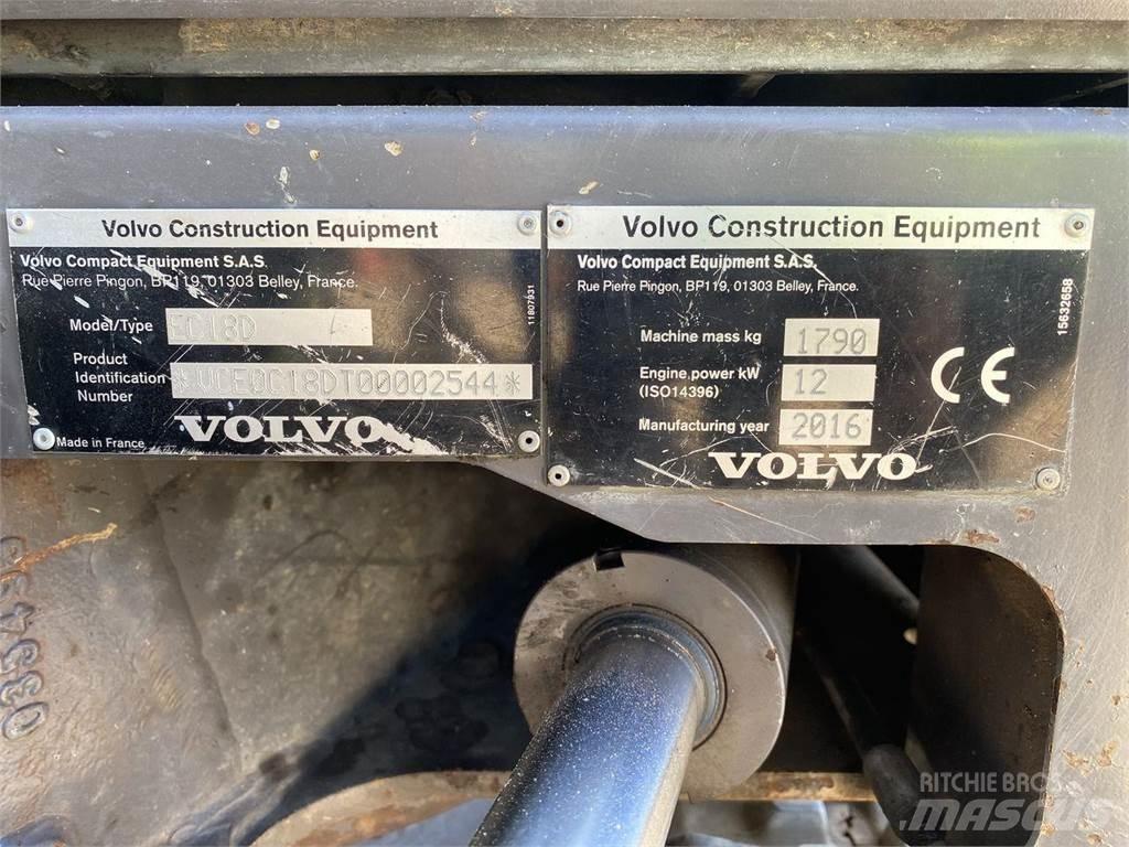 Volvo EC18D Bageri točkaši