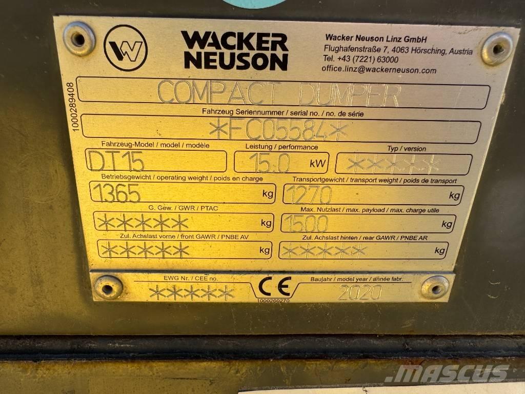 Wacker Neuson DT15 Damperi na gusenice