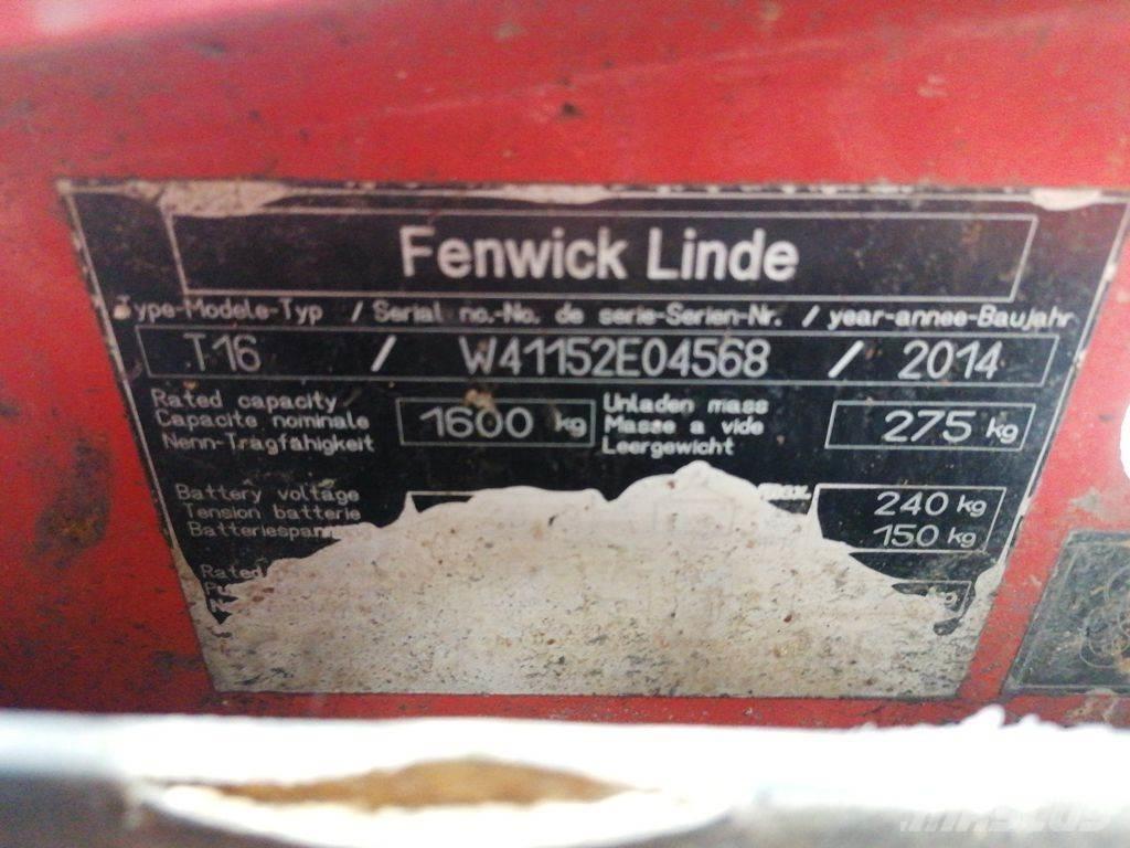 Linde T16 Nisko podizni električni viljuškar