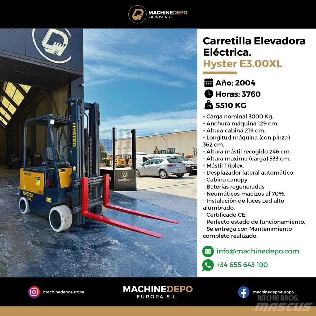Hyster E3.00XL Električni viljuškari
